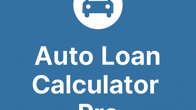auto loan calculator