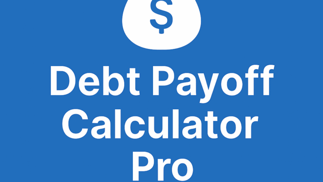 Debt Payoff Calculator Pro Icon – debt payoff calculator